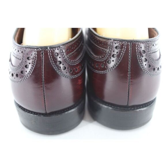 Allen Edmonds  "MCALLISTER" Men's Wingtip Oxfords Size 8  Brown - Picture 8 of 11